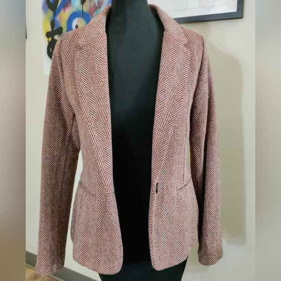 VINTAGE AMERICAN RAG TARTAN BLAZER - Picture 5 of 5